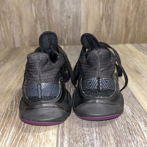 Adidas Wakanda Forever Black Panther GX4808 Basketball Sneaker Shoe Youth Size 3 - Picture 7 of 11